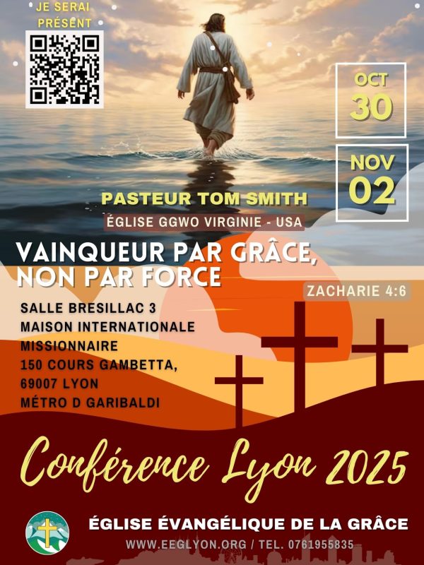 Flyer d'invitation de la conférence EEG Lyon 2025 - Entrée gratuite